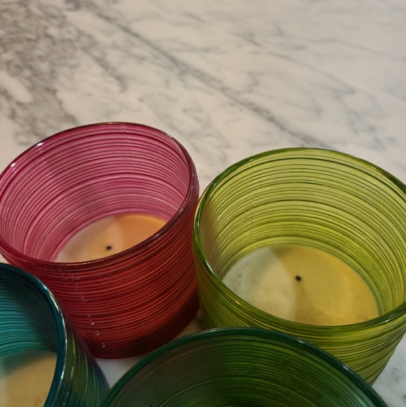 Accents Four Glass Containers For Candle Making Poshmark